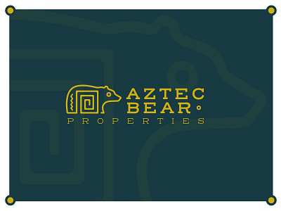 Aztec Bear Branding brand branding design logo logodesign minimal