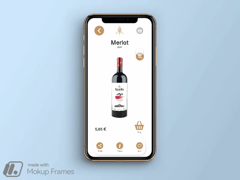 Milestii Mici - winery eshop adobexd eshop interactive interactive design iphonex prototype ui ux wireframe