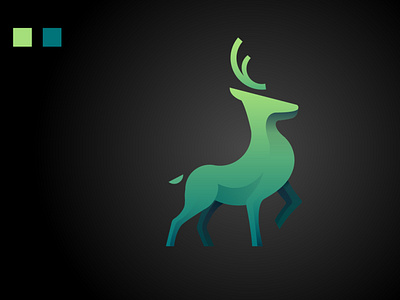 Great Deer design illustration logo minimal vector