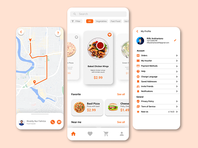 Foodku UI Mobile Design admin dashboard design ui ux website