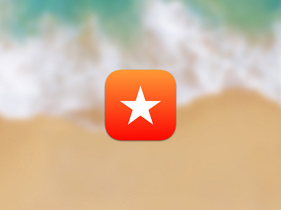 Wunderlist app flat icon