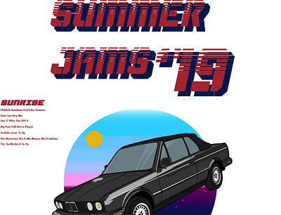 Summer Jams t shirt design adobe adobe illustrator branding design digital digital illustration digitalart graphicdesign illustration logo