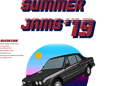 Summer Jams t shirt design