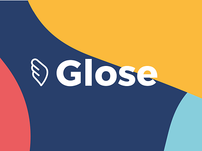 Branding - Glose branding color design flat fun logo minimal typography vector web