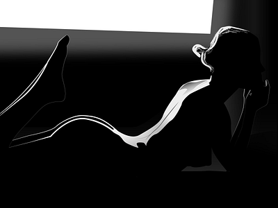 Silhouette black and white body bodyart design flat illustration typography vector woman
