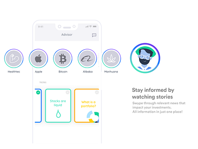 Stories Feature - Investment App
