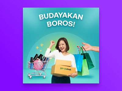 PROMOTIONAL E-COMMERCE BANNER CALLED 'BUDAYAKAN BOROS!'