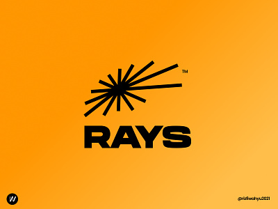 RAYS Logo Design absract branding design geometric logo logo design minimalist logo modern logo sun sunray visual identity
