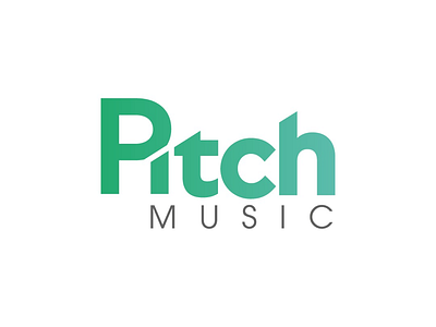 Pitch Music logo illustrator branding brand