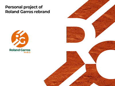 Roland Garros Rebrand branding design logo