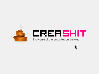 Creashit Logo animation illustration logo shit web design webdesign website