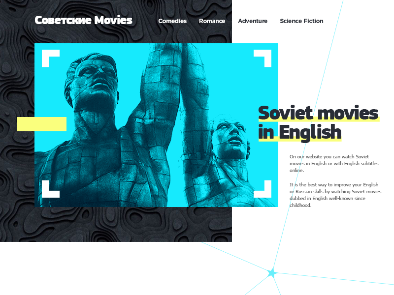 Soviet Movies in English by Aleksandr Romanukha on Dribbble