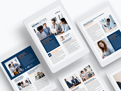 Newsletter Template for iPad adobe indesign ebook ebook design ebook layout indesign template ipad newsletter