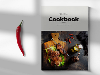 Kitchen Cookbook Brochure cookbook cookbook template recipe book
