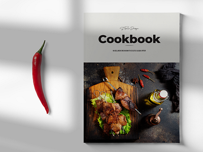 Kitchen Cookbook Brochure