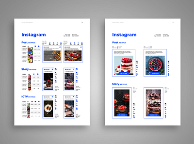 Social Media Report instagram template social media report