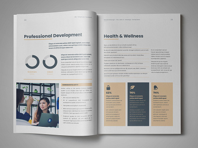 HR / Employee Handbook Template employee handbook template indesign templates