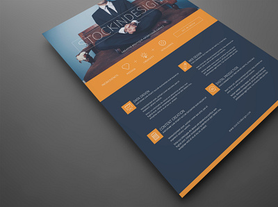 Corporate Flyer Template: Modern Business corporate design flyer design flyer template indesign template