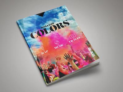 Colors Magazine Template indesign indesign magazine template indesign template magazine cover magazine design magazine template