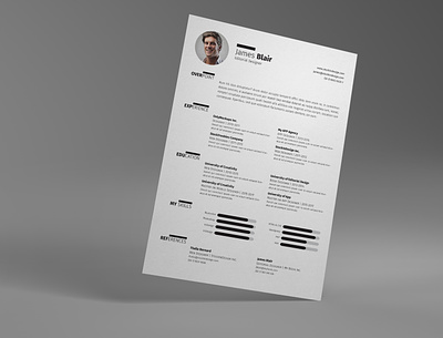 Resume Template indesign resume template indesign template resume clean resume design resume template