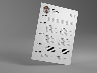 Resume Template indesign resume template indesign template resume clean resume design resume template