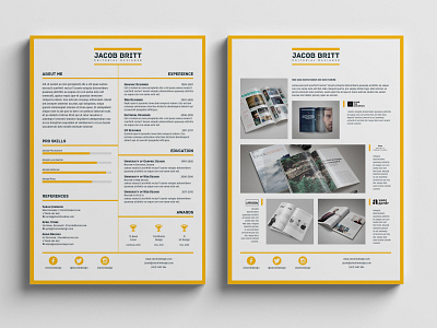 Resume Template adobe indesign indesign template resume clean resume cv resume design resume template