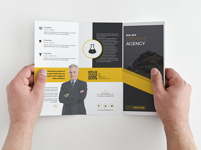 FREE Trifold Brochure free indesign template indesign template trifold brochure trifold template