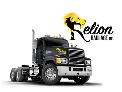 Relion Haulage Inc. Logo Design branding design drawing illustration logo