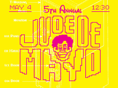 Jude'S 5th Bday Invite 8bit birthday invite