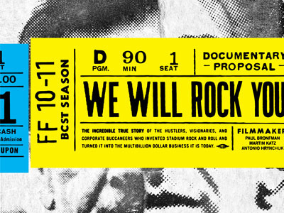 Film proposal rock tickets