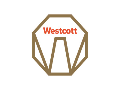 Westcott icon logo typography