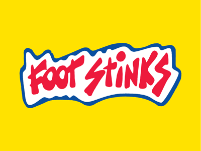 Foot Stinks typography