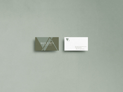 Back Forty Glamping Rebrand businesscard design