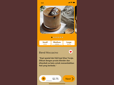 Coffe Mobile App app coffee coffee app coffee shop design ios mobile app tsar alghifari tsaralg ui ui design user inteface user interaction user interface design user interface designer