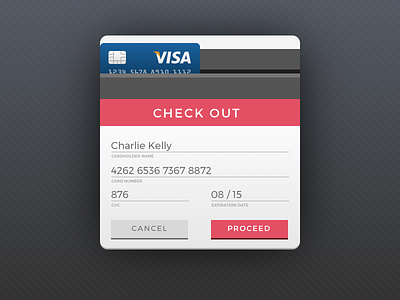 DailyUI002 - Credit Card Checkout 002 checkout credit card daily ui dank