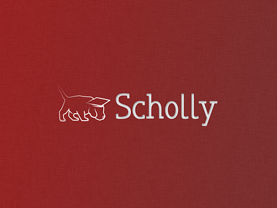 Original Scholly Logo app logo scholly scolarship throwback