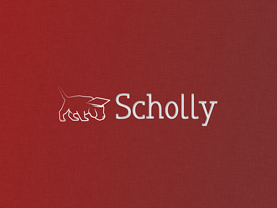 Original Scholly Logo app logo scholly scolarship throwback