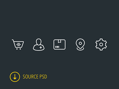 Icon Set PSD freebie icons