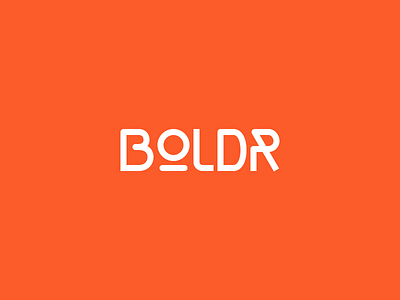 Boldr Logo logo orange wordmark