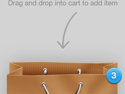 Shopping Bag graphics bag cart metal paper ring rope shopping