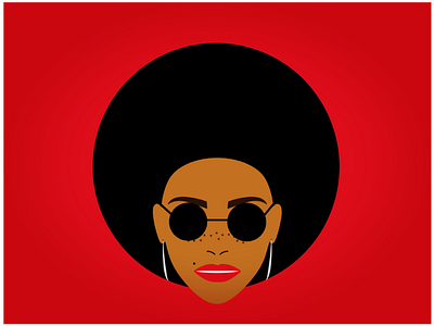 Crazy, Sexy, Cool illustration retro diva red