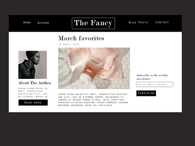 The Fancy | Blog article blackandwhite design minimalist the fancy ui