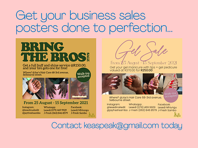 Poster Design Services blue bold branding bros business design graphic design perfection pink poster sale services