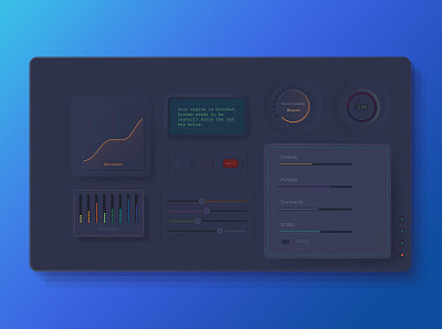 Dashboard design ui