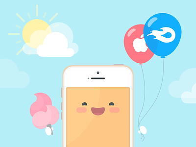 MediaFire launches new native iOS app! app cute illustration ios mediafire ui update