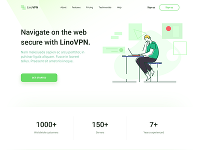 Landing page