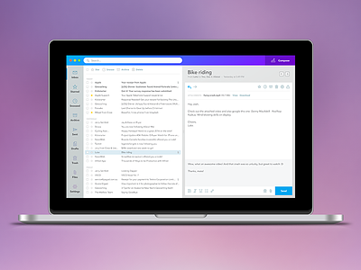 Email Client app avenir design email icons os x ui