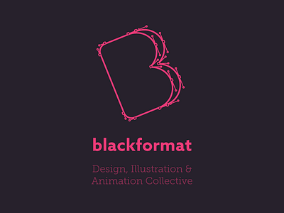 Blackformat Shirt Design azo sans black blackformat design illustrator logo museo slab path pink shirt vector