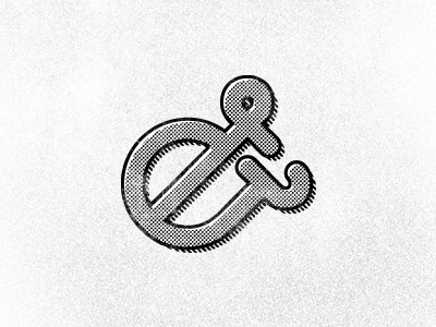 Ampersand ampersand and lines texture typography