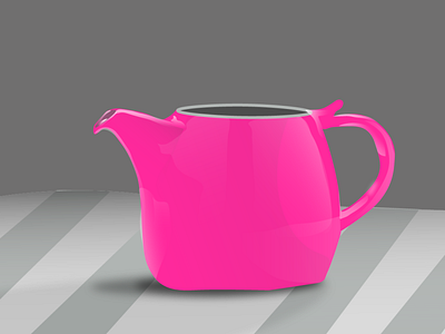 teapot design digital illustration teapot vector